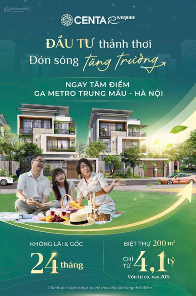 Chính thức mở bán biệt thự view sông trên tuyến Vành Đai 3. Chỉ 58tr/m2