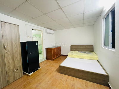 phòng trọ studio full nội thất, giờ giấc tự do, không chung chủ