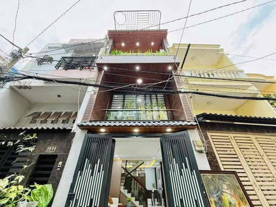 5ty9 nhà 1/ đường số 3-p9 trệt lửng 2 lầu sân thượng