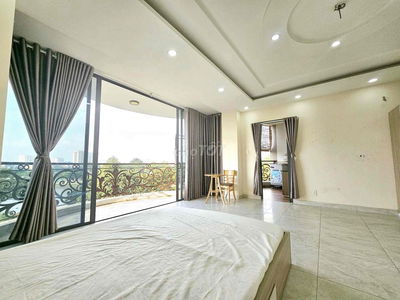 🥦 Studio Tách Bếp , Máy Giặt Riêng 42m2 . Thang Máy , Ban Công Full NT