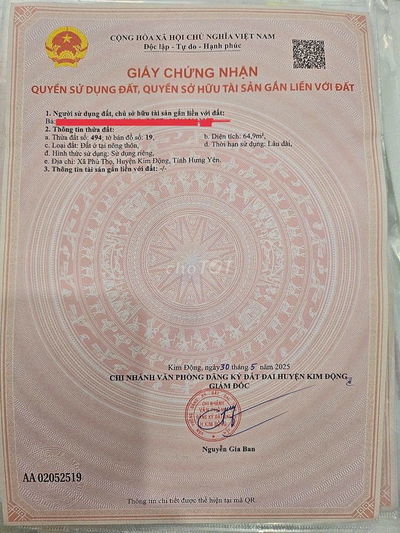 Bán đất thổ cư xã Đức Hợp