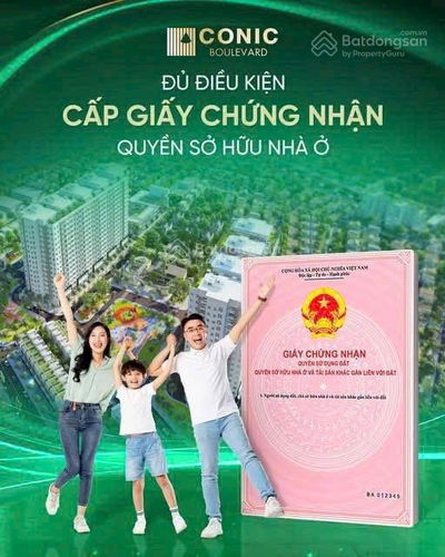 Giỏ hàng có sổ mua trực tiếp CĐT. Conic Boulevard chiết khấu 18%, tặng gói nội thất 220 triệu