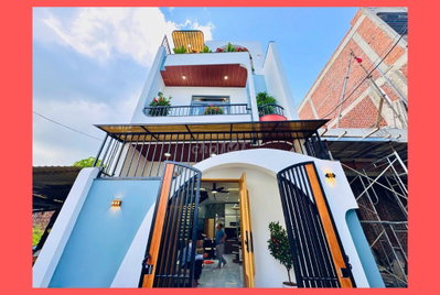 🔴🆘 Nhà Đẹp Gần Biển 🆘 xây mới 3 tầng hiện đại đường Trần Đình Tri