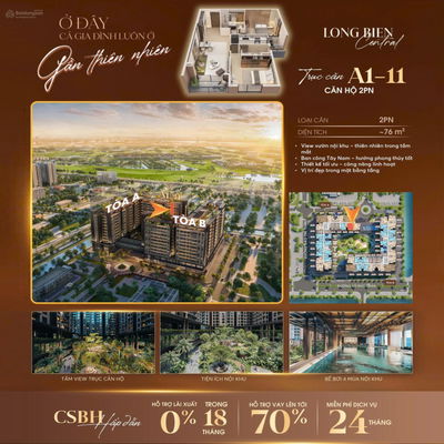 Độc Quyền 10 Suất Ngoại Giao Ưu Tiên căn hộ hạng sang bậc nhất Long Biên Central