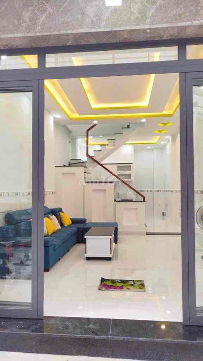 VƯỜN LÀI - TÂN PHÚ - 4 TỶ HƠN - 4x10- 2 TẦNG - HẺM XE HƠI