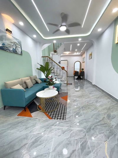 Nhà 2 tầng đẹp Gò Dầu, gần siêu thị Aeon Tân Phú, (DT 4mx14m)