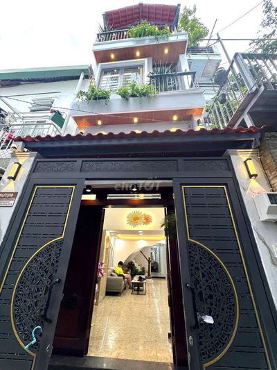 Nhà, Lý Thường Kiệt, Q10, 56M2, 4Tầng, Hẻm AnNinh, XeHơi ĐỗGần, 8.85Tỷ