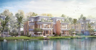 Biệt thự song lập 200m² Alluvia City xây 4 tầng - vị trí vàng, khoáng nóng tận nhà, sổ đỏ lâu dài
