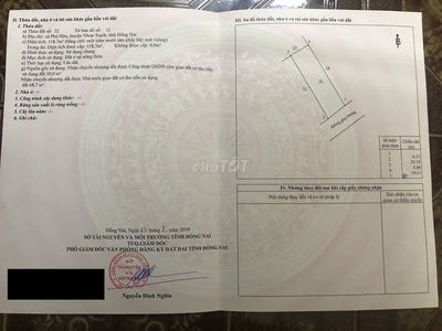 Bán đất Phan Văn Đáng, Xã Phú Hữu, Nhơn Trạch, Đồng Nai, 118m2