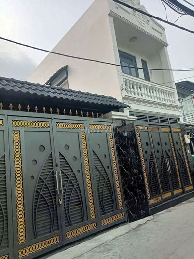 Cho thuê nhà mới xây Tân Thới hiệp 14q12 có 2 căn 195m 3Pn giá 13trhxh