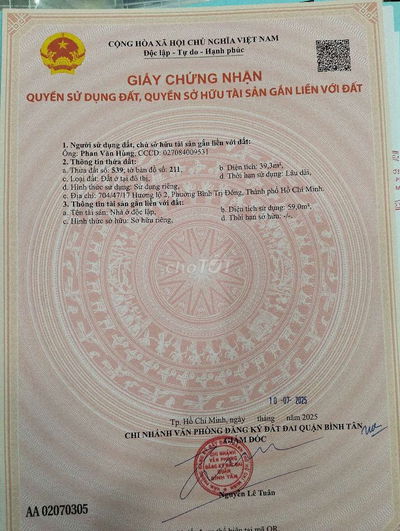 Bán nhà hẻm rộng,gần ủy ban trường học,bệnh viện an ninh tốt