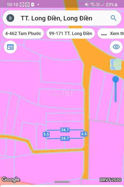 Bán lô đất sổ riêng,xây dựng tự do,khu vực đông dân cư. Có 86m thổ cư.