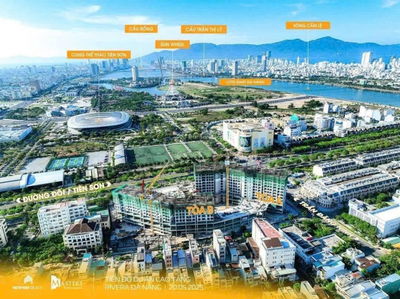 Bán căn hộ Masteri Revera Đà Nẵng view sông Hàn, giá chỉ từ 70tr/m2 cách cầu rồng 2km, sân bay 5km