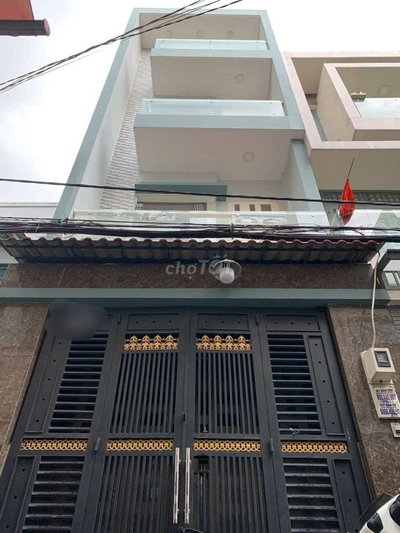 ✅NHÀ  MỚI ĐẸP 1TRỆT 2 LẦU ST 4PN 4WC  HẺM XE HƠI