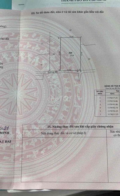 375m2 Đất gần đường bờ nhà thờ thông ql1A