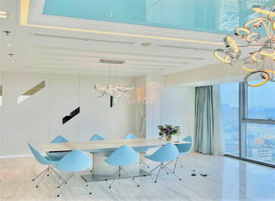 Cho thuê CHCC Vincom Center 160m2, 2PN góc Bitesco, Nhà thờ đức bà Q.1