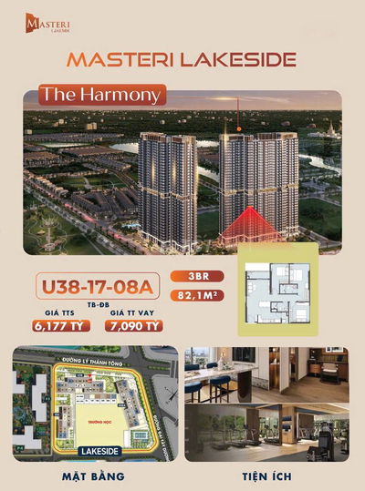 Bỏ ra khoảng 1,4 tỷ là Sở hữu ngay căn 3PN, View Hồ 28,2Ha