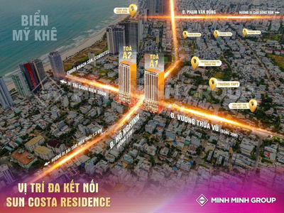 Chỉ từ 700 triệu sở hữu căn hộ view biển Mỹ Khê, chiết khấu 15%, lãi suất 0% (30 tháng)