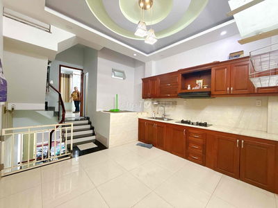 Nhà nguyên căn hẻm 6m đường Phú Thọ Hoà 4x12m, 3 lầu 4pn mới