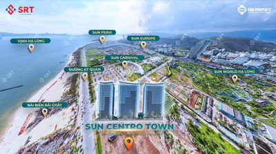 5 CĂN QUỸ CĂN NGOẠI GIAO, RẺ HƠN TT 500TR - SỐNG XANH BÊN BỜ CÁT TRẮNG-SUN CENTRO TOWN HẠ LONG