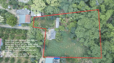 1600m2 đất thổ cư hướng Nam - Yên Thuỷ Hoà Bình