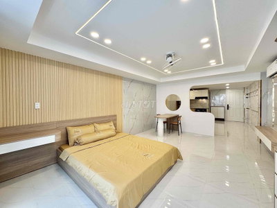 CHO THUÊ 1 PHÒNG NGỦ TÁCH BẾP FULL NỘI THẤT BAN CÔNG ĐƯỜNG LÊ VĂN THỌ
