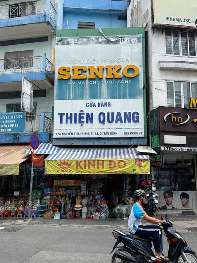 mặt tiền đường sung Nguyễn Thái Bình tân bình 1 trệt 2 lẦU ĐÚC