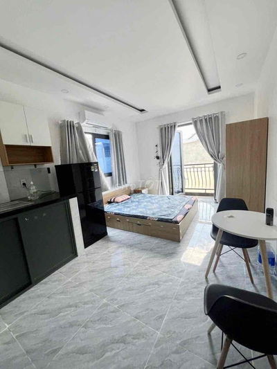 CĂN HỘ STUDIO FULL NỘI THẤT PHÒNG MỚI 100% BAN CÔNG SIÊU THOÁNG MÁT
