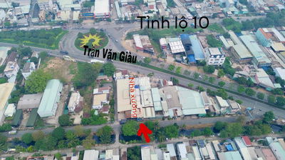 200m2 nhà xưởng 2 mặt tiền trước sau Trần Văn Giàu Lô 2