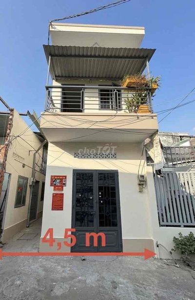 SIÊU RẺ - HT45 - Q12 - 15TR/T - 4,5X17 - 2 TẦNG - HƠN 3 TỶ