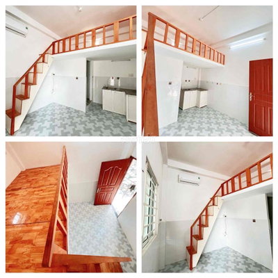 Trống sẵn phòng trọ có gác, máy lạnh