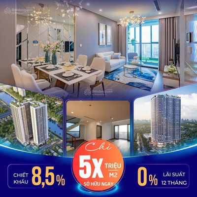 BẢNG HÀNG NGOẠI GIAO CĂN 3 NGỦ BLUEGEM CHỈ TỪ 5,5 TỶ, CK 8%, TẶNG 100TR, VAY LS 0% 12TH 0969 537 ***