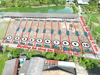 Đất thổ cư đường bê tông 6m sát đường vành đai, dân đông
