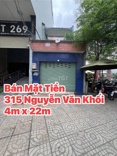 Chính chủ cần bán nhà mặt tiền 4m x 22m Nguyễn văn khối P8 gò vấp