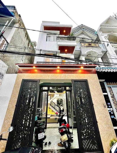 Bán Nhà Đẹp 4x16m.xây 2 Lẩu hẻm 5m thông đường Huỳnh Thị Hai.Quận 12