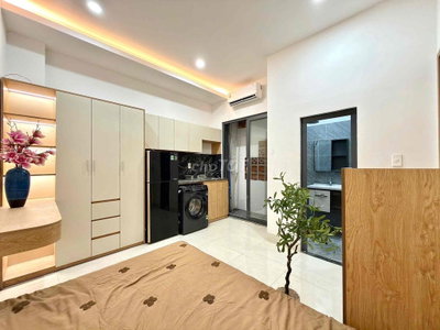 Chung cư mini 1 không gian ngủ Full nội thất, Máy giặt riêng