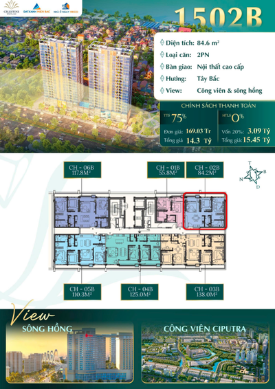 Quỹ căn góc 3 - 4 ngủ từ 110m2 view trực diện Hồ Tây giá rẻ nhất thị trường. Chỉ còn vài căn cuối!