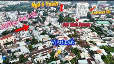 BÁN LÔ ĐẤT PHÚ LỢI GẦN SÁT CHỢ ĐÌNH TP THỦ DẦU MỘT