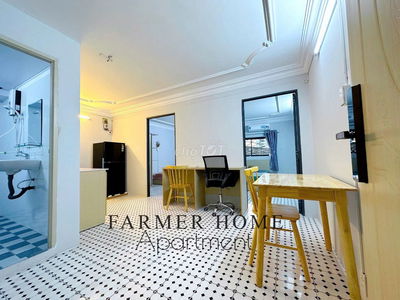 Cho thuê CHDV 2PN RỘNG ~45M2 ĐẦY ĐỦ TIỆN - GẦN CÔNG VIÊN LÊ THỊ RIÊNG