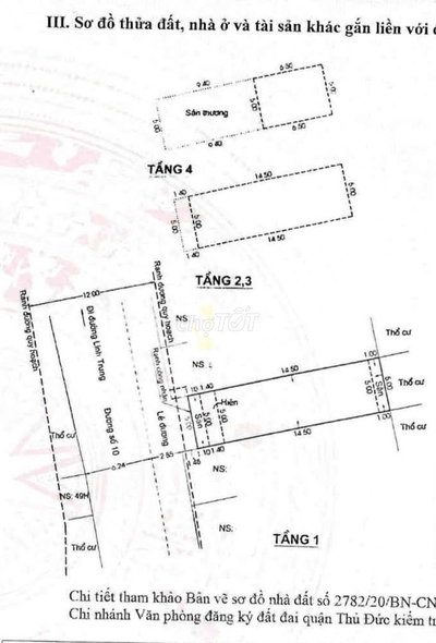 Mặt tiền- Gần Ngã 4Thủ Đức- Dòng tiền 30tr/th- 90m2- 4 tầng-12 tỷ