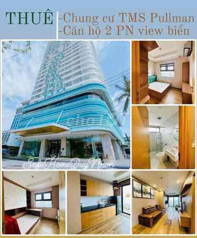 Căn hộ 62m² – 2 phòng ngủ – Full nội thất – View biển