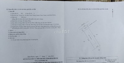 Bán Đất 399m² thổ cư 190m² giá 880 triệu tại Đường Liên Xã Phường Chơn
