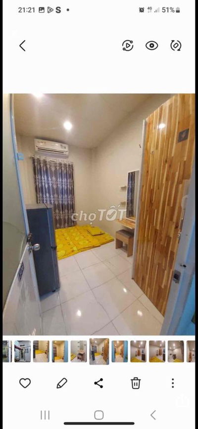 Cho Thuê Phòng Trọ, Q1, máy lạnh, máy nước nóng, tủ lạnh . Hổ trợ SV