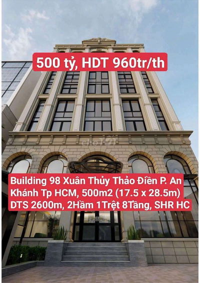 Building 98 Xuân Thủy, Thảo Điền, Quận 2 (Thủ Đức) P. An Khánh Tp HCM