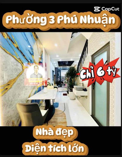 🚨 BÁN GẤP CĂN GÓC 3 MẶT – NGUYỄN ĐÌNH CHIỂU, PHÚ NHUẬN – CHỈ 6 TỶ
