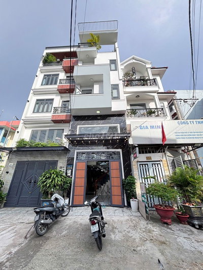 Nhà mới 1trệt 1lửng 2lầu sân thượng đường Thạnh Xuân 38,Phường Thới An