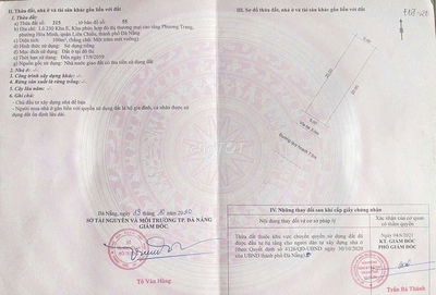 Bán lô đất Hoà Phú 29 - khu E Kim Long thông nguyễn sinh sắc