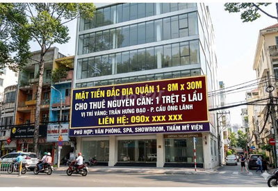 🔥 SIÊU PHẨM MẶT TIỀN TRẦN HƯNG ĐẠO, Quận 1 – DIỆN TÍCH KHỦNG 240M²
