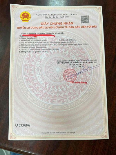 Chính Chủ Cần Bán Đất TPHCM Mới
