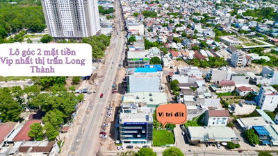 Lô góc 2 mặt full thổ cư ngay trung tâm thị trấn Long Thành